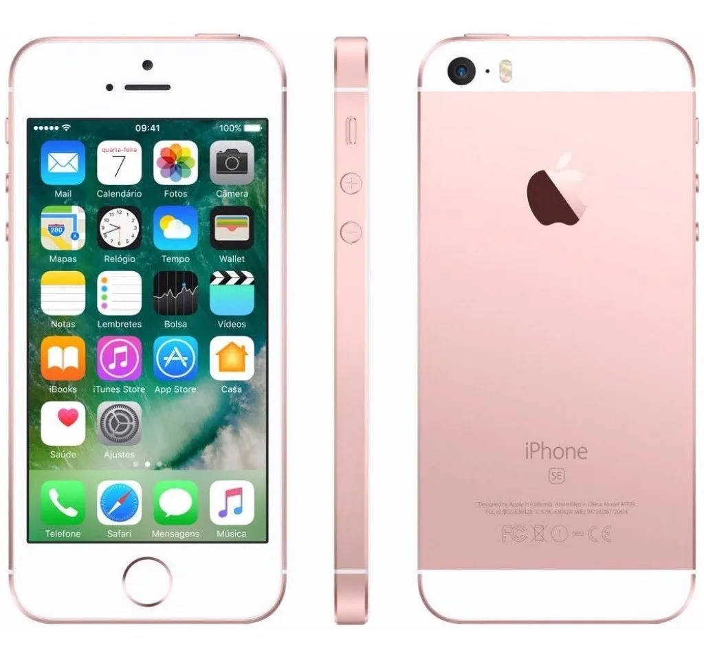 Celular Iphone SE 32gb - Celulares - rosa - Central - unidade            Cod. CL IP SE